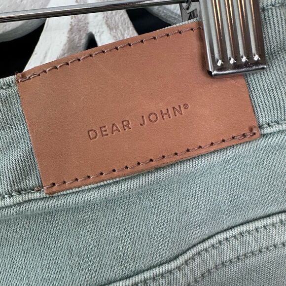 DEAR JOHN DENIM JULIAN HIGH RISE SHORTS CUCUMBER SIZE 30 - Picture 9 of 13